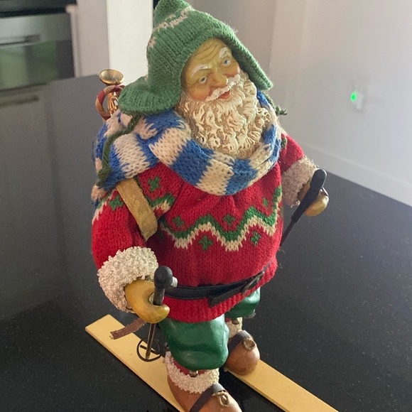 Possible Dreams Other - Vintage 1989 Possible Dreams Clothique Santa Skiing Figurine Nordic Sweater